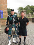 Tom and Jim at Linlithgow Palace.