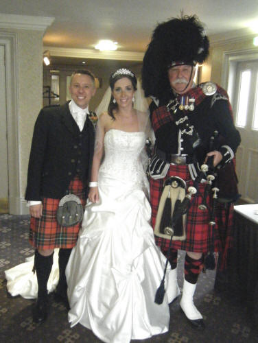 Stephanie and Allan with Jim at the Norton House Hotel