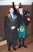 Jim at the Heriot Watt Graduations November 2011